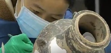 荆州博物馆140件彩陶修复将于2020年年底完成