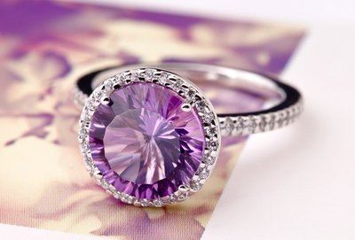 紫水晶图片