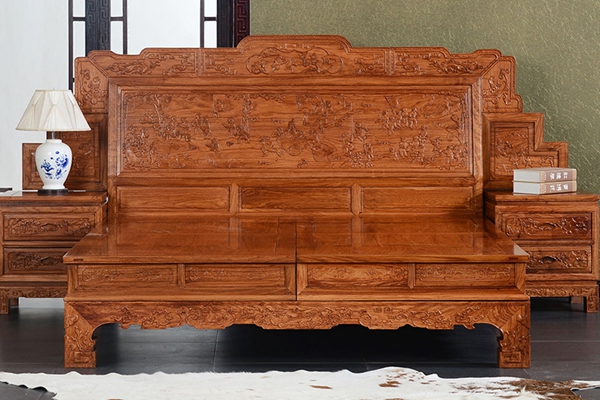 “古味居中式大床”红木家具的价格