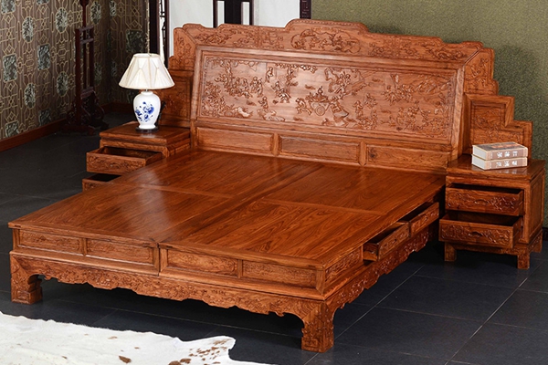 “古味居中式大床”红木家具的价格
