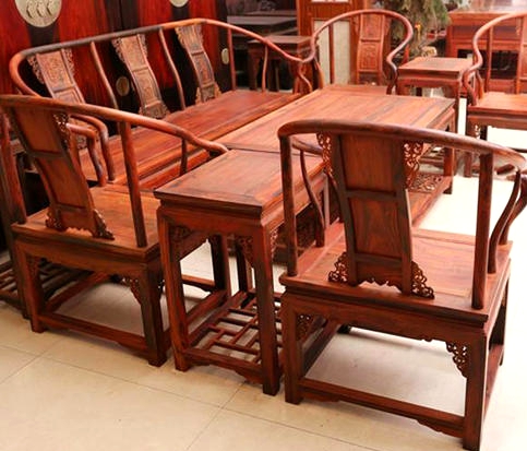 “颐江南红木皇宫椅沙发”一套红木沙发价格