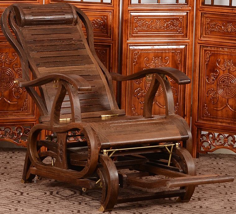 “龙锦阁红木现代古典摇椅”红木家具的价格