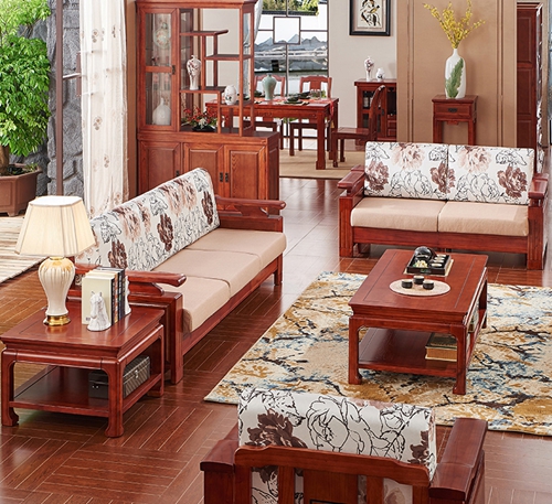 “何家匠现代古典沙发”一套红木沙发价格