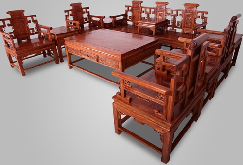 “伽保利新中式红木沙发”一套红木沙发价格