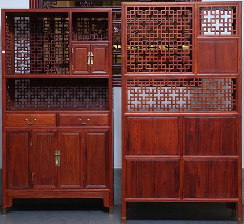 “贡艺名居新古典红木书柜”红木家具多少钱一套？