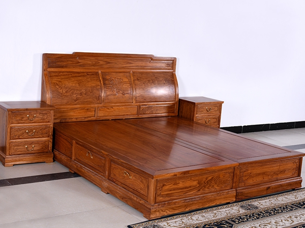 “汇艺园红木双人床”红木家具的价格