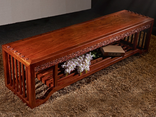 “爱尚妮私实木床尾凳”红木家具的价格