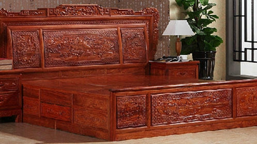 “瑞名华红木床”红木家具的价格